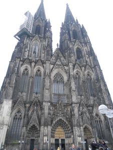 Huge cathedral in Cologne, where I switched trains en route to Imke!