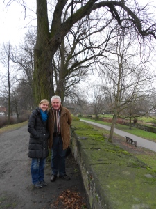 Imke and her father, Karl-Walter, who led us on our impromptu tour!