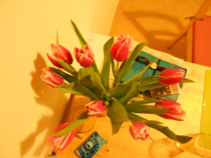 The last tulips I bought at Imke's place in Berlin. 