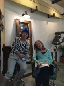 Ishikawa-san and I got to be good friends, I even went to her shop in Takamatsu with her to work for a day!